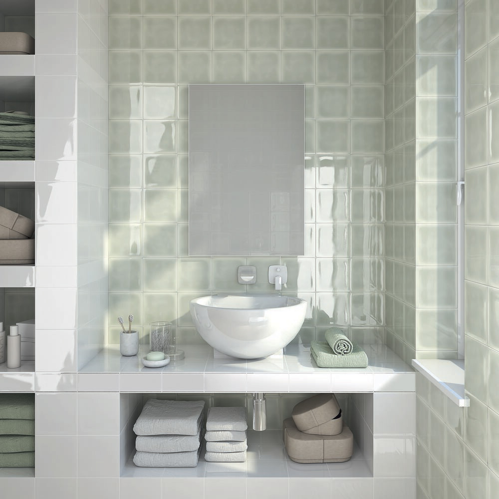 bathroom tile installation
